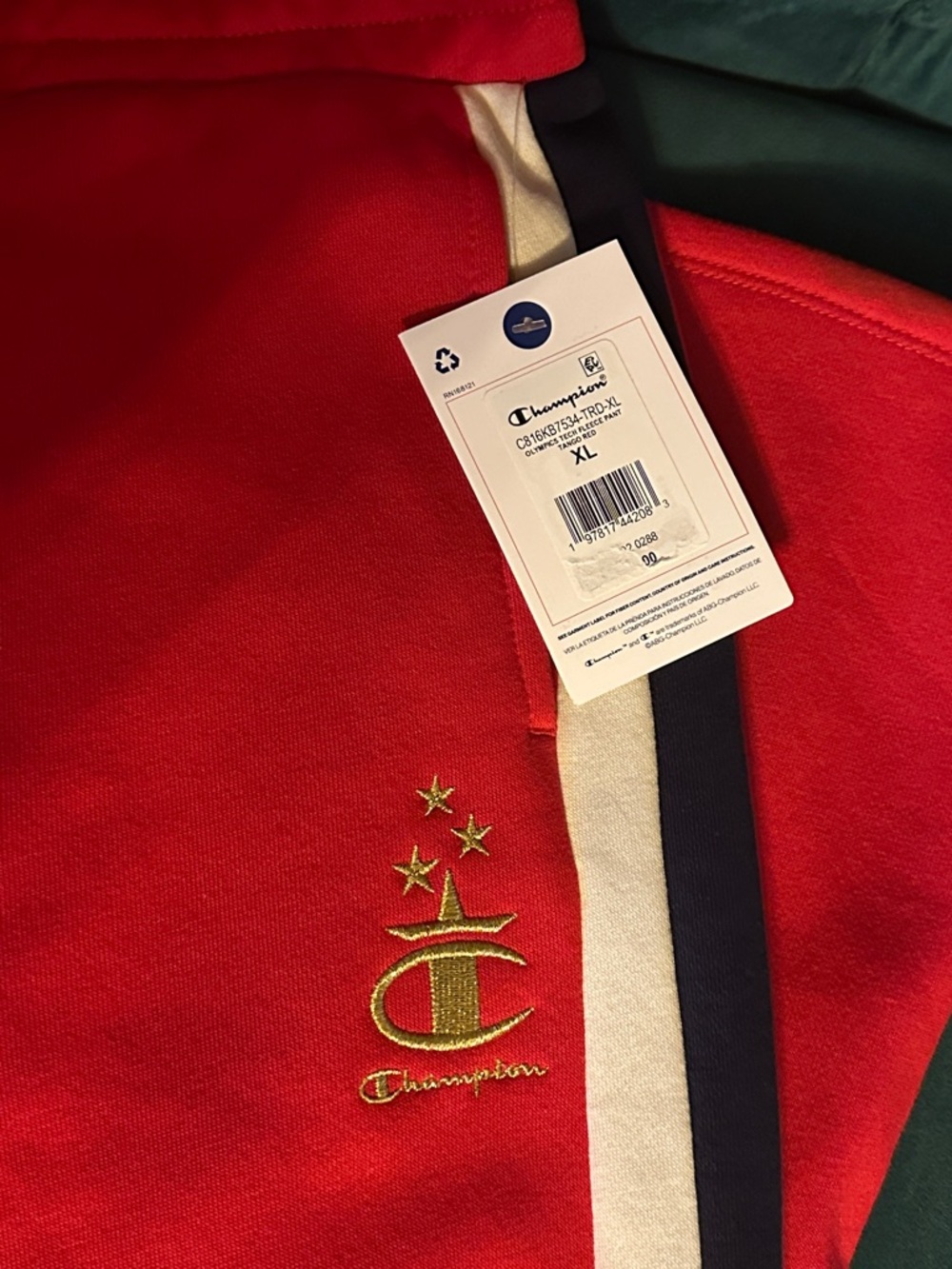 Champion Red Kids' Sweatpants & USA Tee Set - Picture 2 of 6